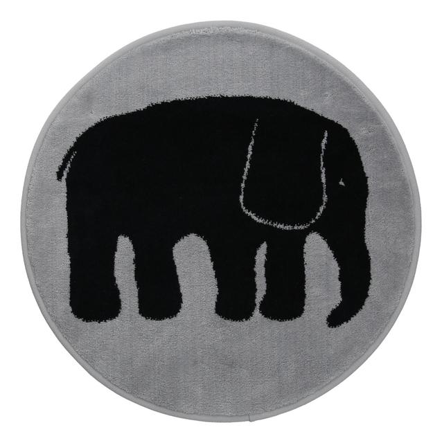 Finlayson bath mat Elefantti diameter 50 cm black - Soposopo