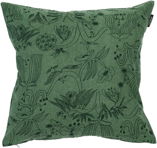 Arabia Decorative Cushion Cover Gardeners 50x50cm. Dark Green - Soposopo