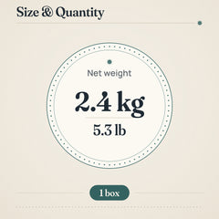 Fazer Americanlentils 2.4kg Chocolate Box – size and quantity