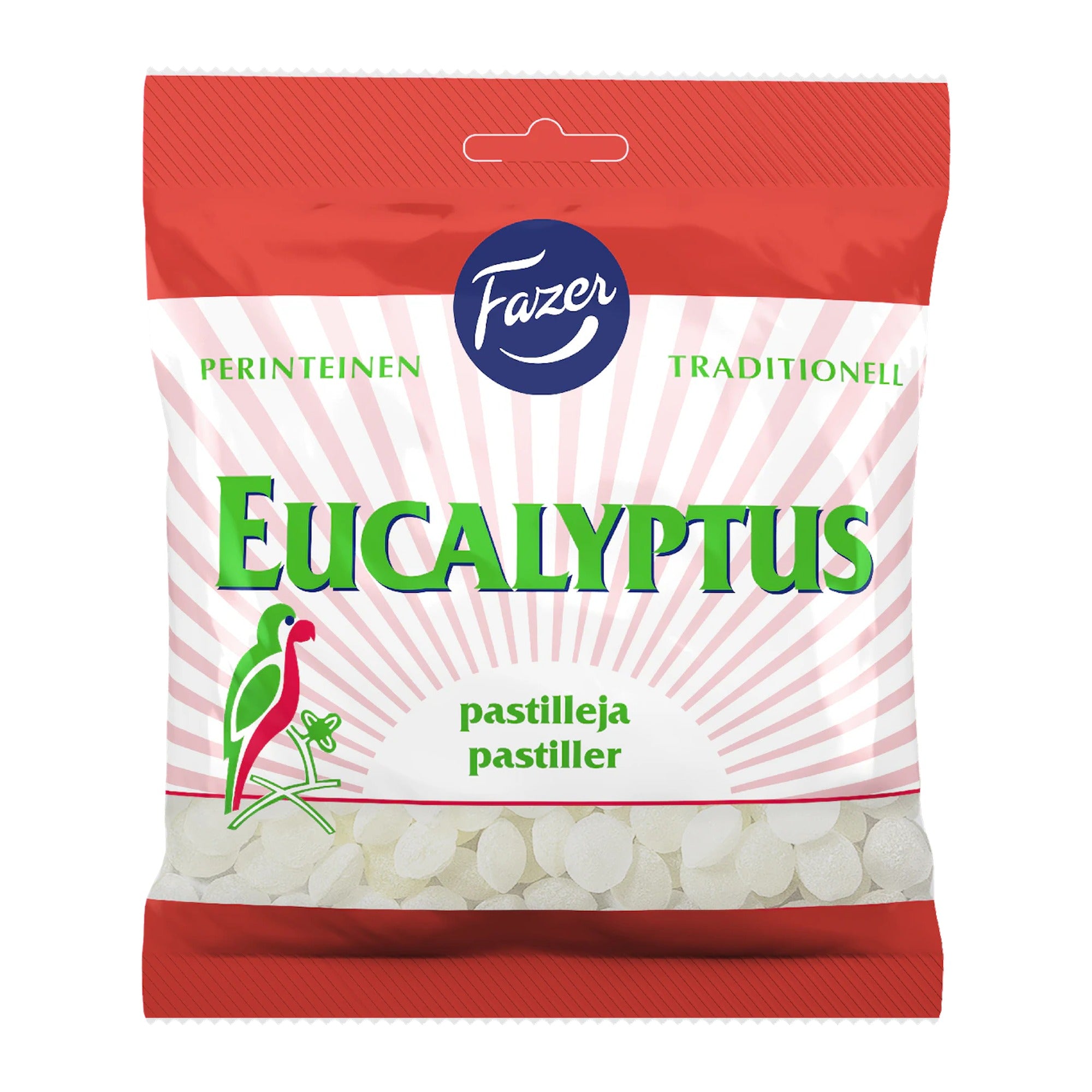 Fazer Eucalyptus Original Pastilles 200g – product photo