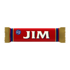 Fazer Jim Dark Chocolate Bar 14g with Fruity Filling – product photo