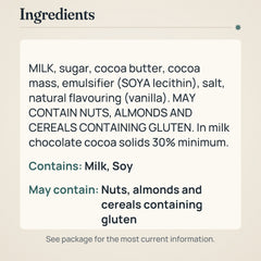 Karl Fazer Milk Chocolate 250g – Ingredients and allergens