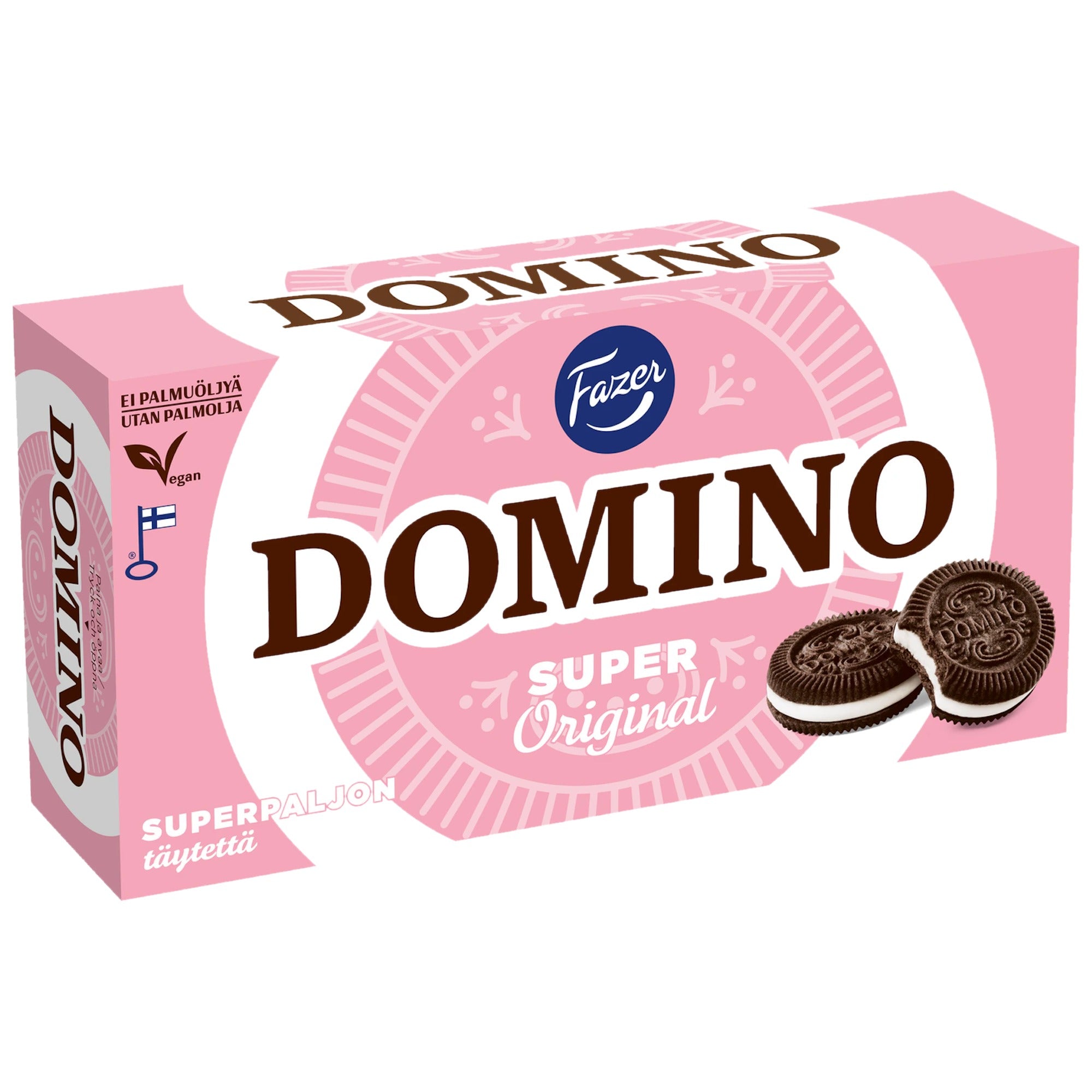 Fazer Domino Super Original Biscuits 345g Box – product photo