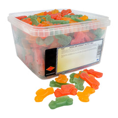 Halva Old Cars Mini Fruit Licorice 2kg Box – product photo