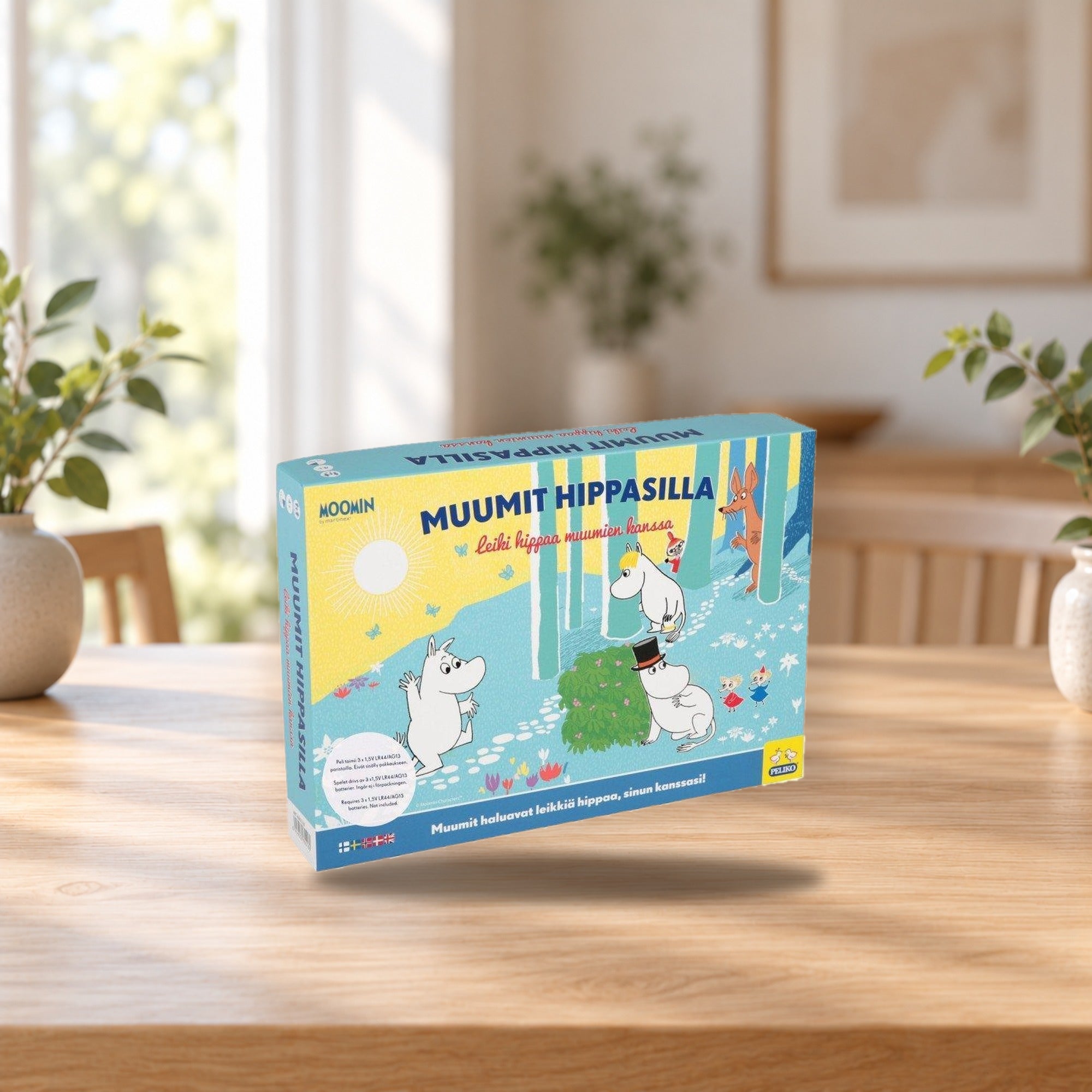 Moomin Tag Board Game – product photo on a table
