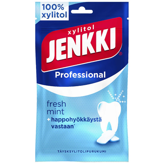 Cloetta Jenkki Freshmint Chewing Gum 90g Pack – product photo