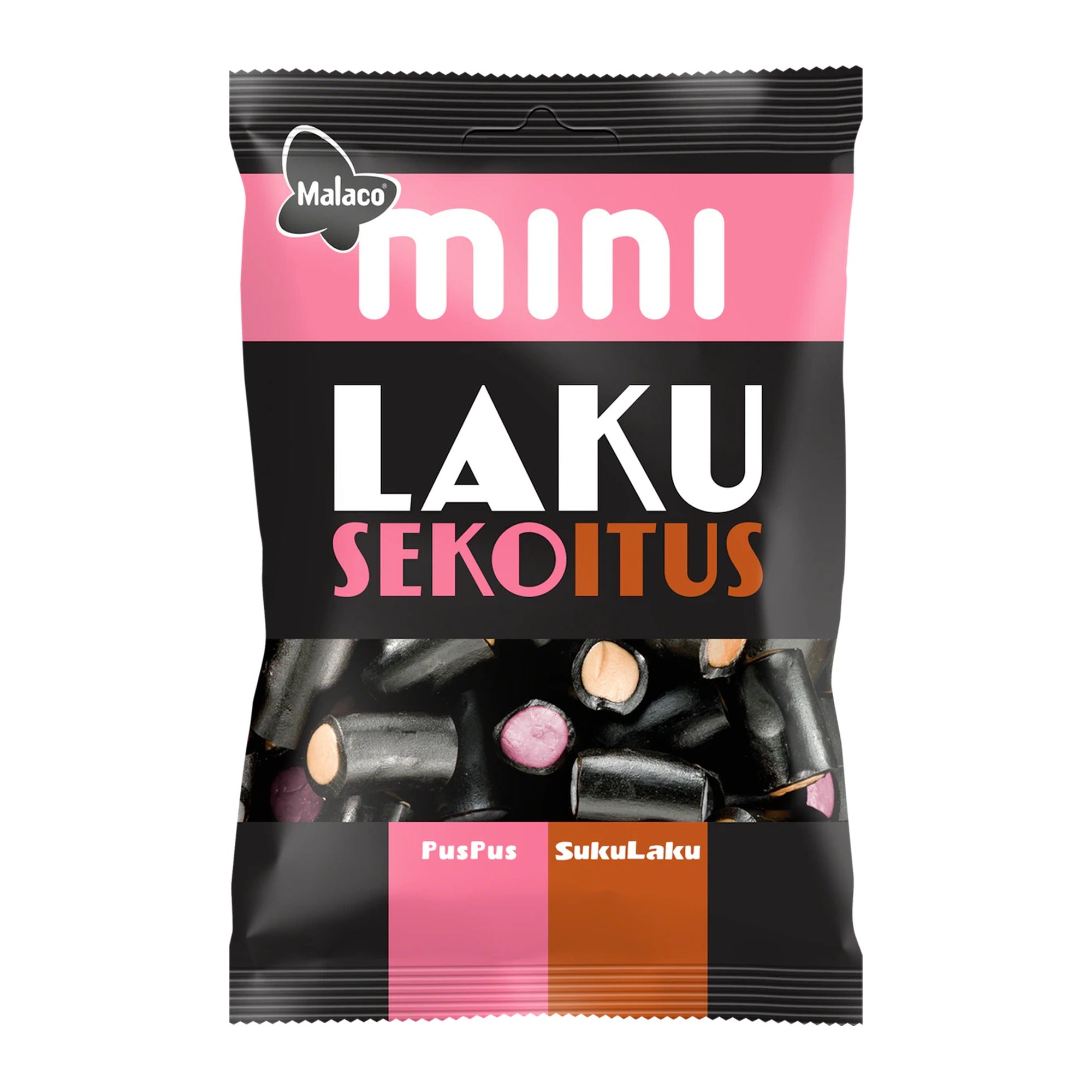 Malaco Mini Liquid Mix Liquorice 110g – product photo