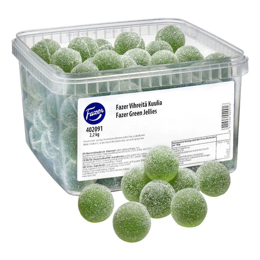 Fazer Green Jellies Candy 2.2 kg – product photo