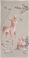Ciraf children's towel Bambi 70x140 cm. beige - Soposopo