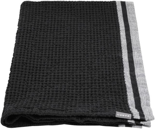 Luhta Home hand towel Tyyni 50x70 cm black - Soposopo
