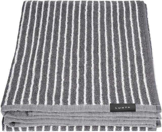 Luhta Home bath towel Luoto dark gray. 70x140 cm - Soposopo