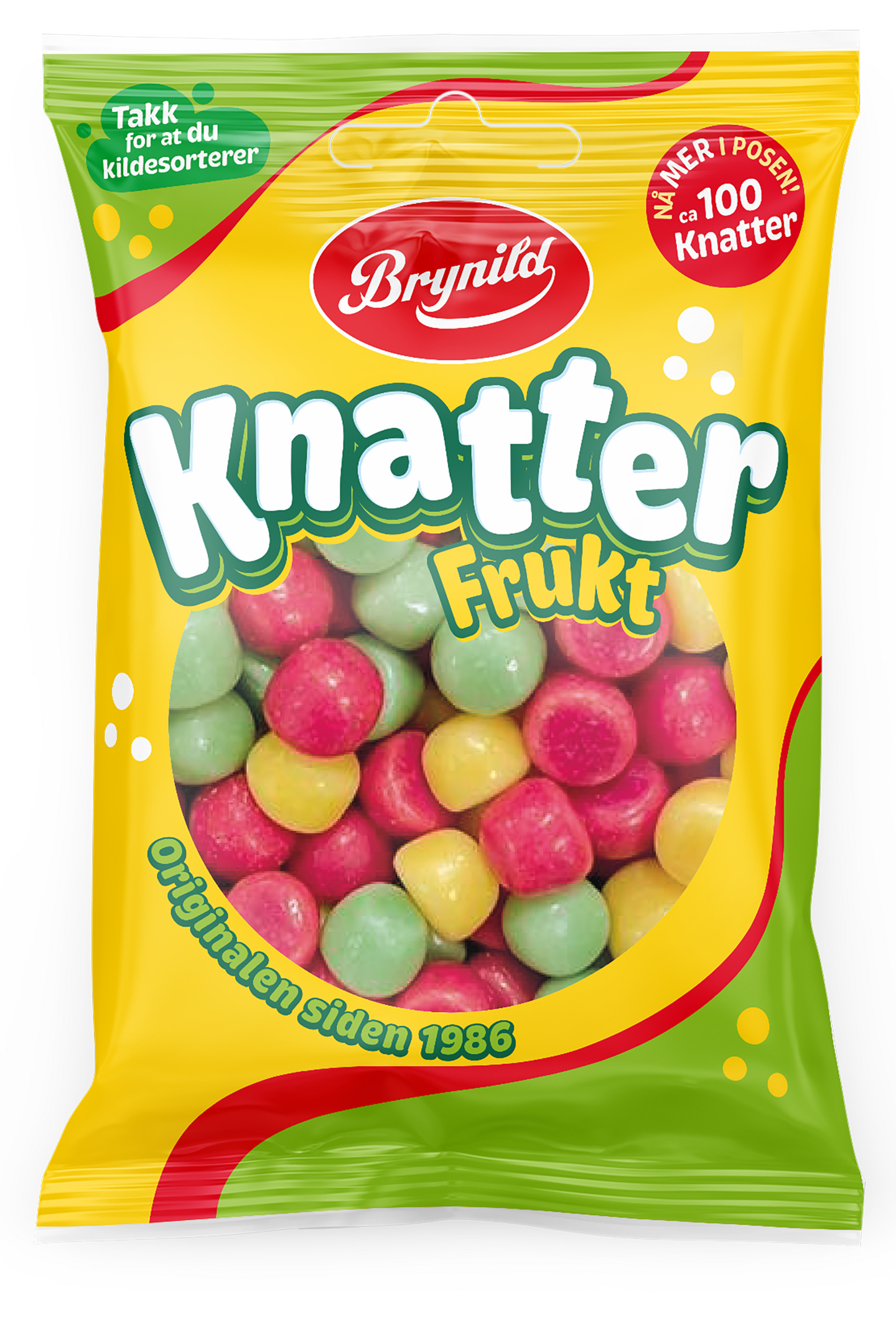 Brynild Knatter Fruit Flavoured Candy Mix 1 pack × 80g