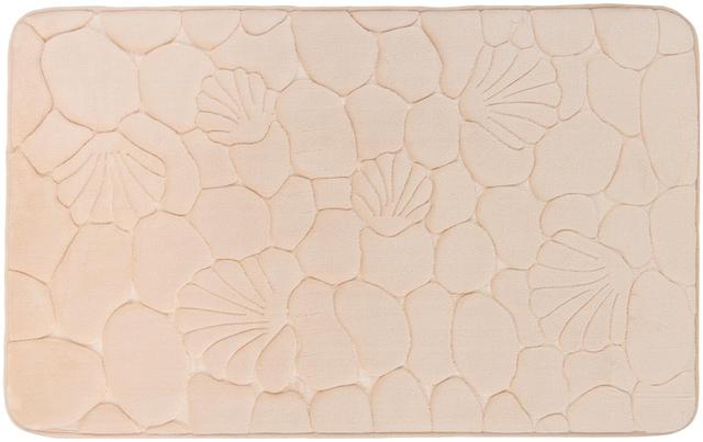 House bathroom mat Shell 50x80 cm beige - Soposopo