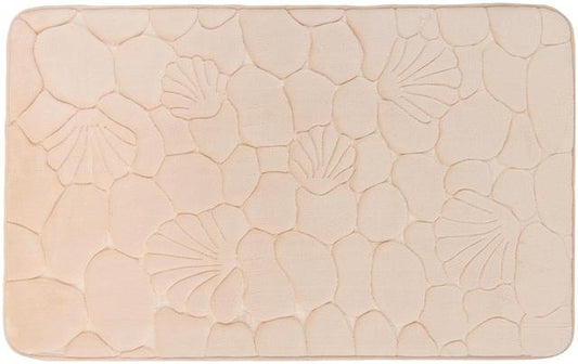 House bathroom mat Shell 50x80 cm beige - Soposopo