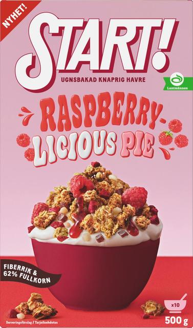 START! Raspberrylicious Pie Granola 500 g - Soposopo