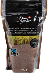 Dansukker Dark Muscovado Cane Sugar 400g - Soposopo