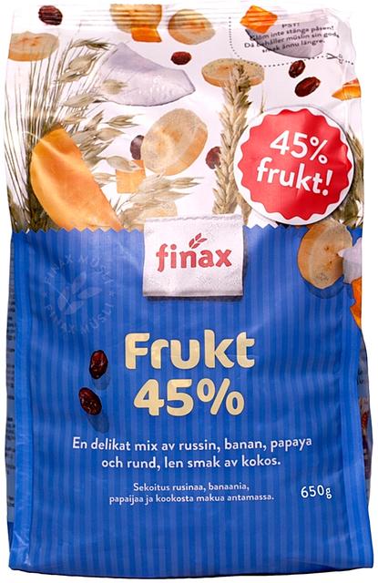 Finax Fruit 45% muesli 650 g - Soposopo
