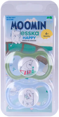 Esska happy Moomin pacifier 4-36m 2pcs - Soposopo