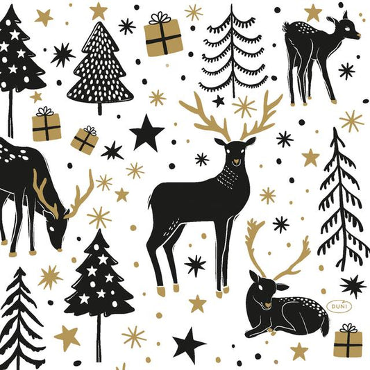 DUNI Napkin Magic Winter 33x33cm 3-ply 20pcs - Soposopo