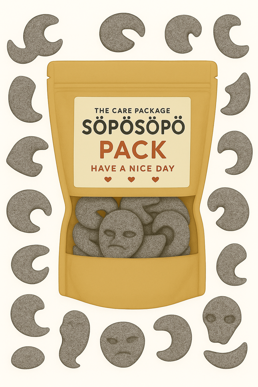 SÖPÖSÖPÖ Scandinavian Treat Pack – Cloetta Suolasillit Salty Licorice Fish Gummies – 150g SÖPÖSÖPÖ Pack