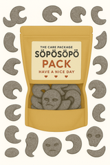 SÖPÖSÖPÖ Scandinavian Treat Pack – Cloetta Suolasillit Salty Licorice Fish Gummies – 150g SÖPÖSÖPÖ Pack