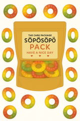 SÖPÖSÖPÖ Scandinavian Treat Pack – Malaco Fruit Rings Gummies – 150g SÖPÖSÖPÖ pack