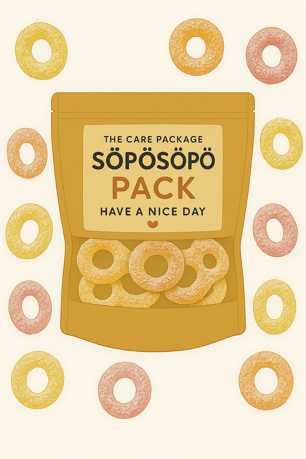 SÖPÖSÖPÖ Scandinavian Treat Pack – Malaco Ring Gummies – 150g SÖPÖSÖPÖ pack
