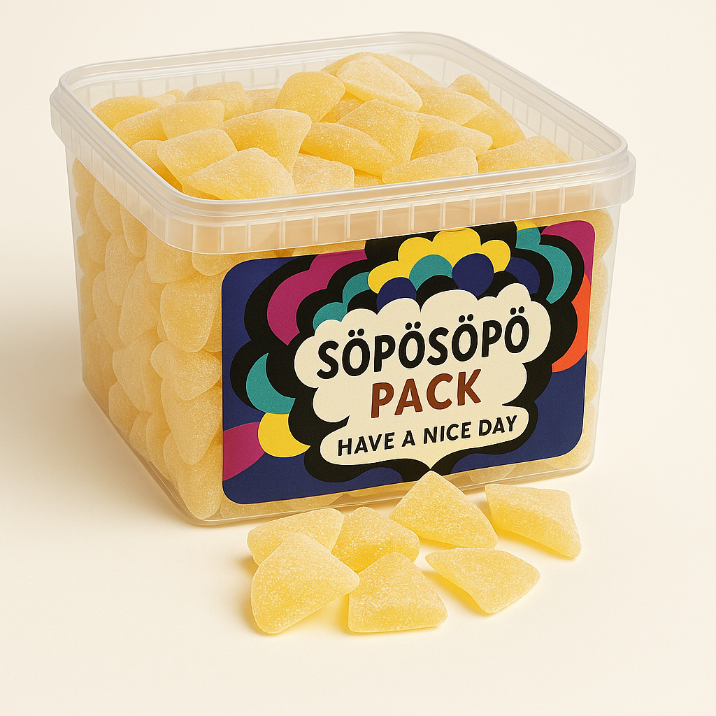 SÖPÖSÖPÖ Scandinavian Treat Pack - Fazer Remix Grapefruit Wine Gums - 2kg SÖPÖSÖPÖ pack
