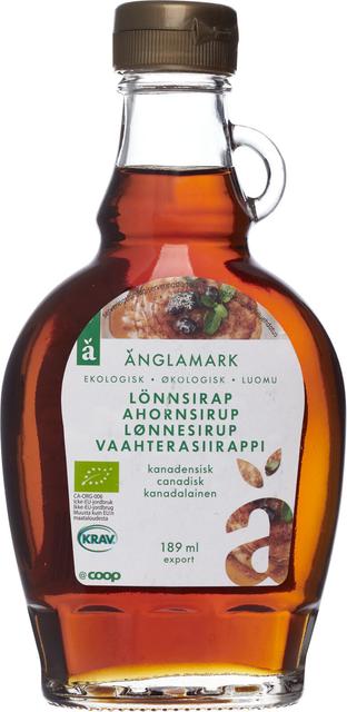 Änglamark Organic Maple Syrup 189 ml - Soposopo