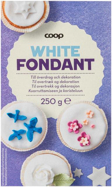Coop White Sugar Paste 250g - Soposopo
