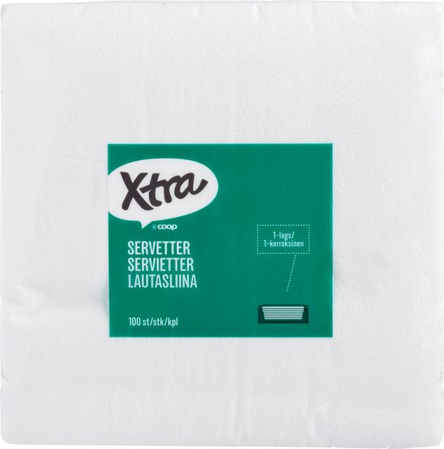Xtra napkin 33x33cm pack of 100 - Soposopo