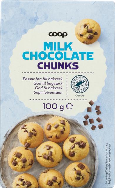 Coop Milk Chocolate Crumbs for Baking 100g - Soposopo