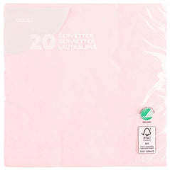 Coop napkin pink 33x33cm pack of 20 - Soposopo