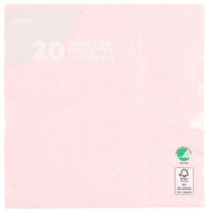 Coop napkin pink 40x40cm pack of 20 - Soposopo