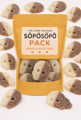 SÖPÖSÖPÖ Scandinavian Treat Pack – BUBS Cool Cola Skalle – 150g Vegan Nordic Candy Bag– Swedish Treat soposopo Pack