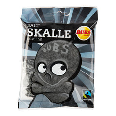 Bubs Skull Salty Liquorice 1 Pack of 90g 3.17oz - Soposopo