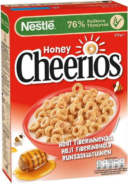 Nestlé Cheerios 375 g Honey crispy whole-grain cereal with honey - Soposopo