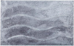 House bathroom mat Wave 50x80 cm light gray - Soposopo