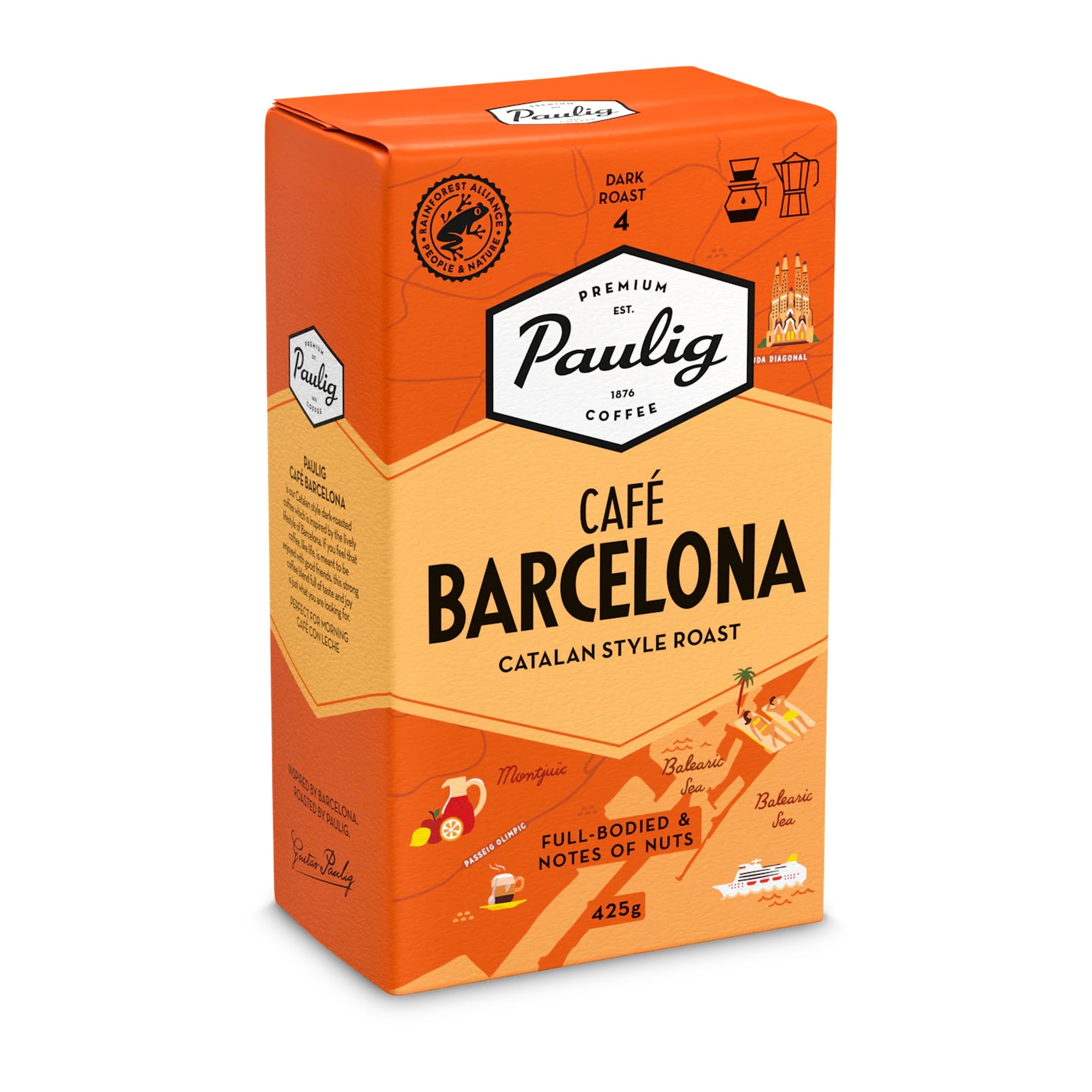 Paulig Café Barcelona Ground Coffee 425g – product photo