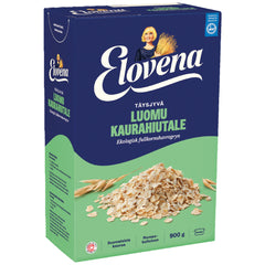 Elovena Organic Whole Grain Oat Flakes 900g Box – product photo