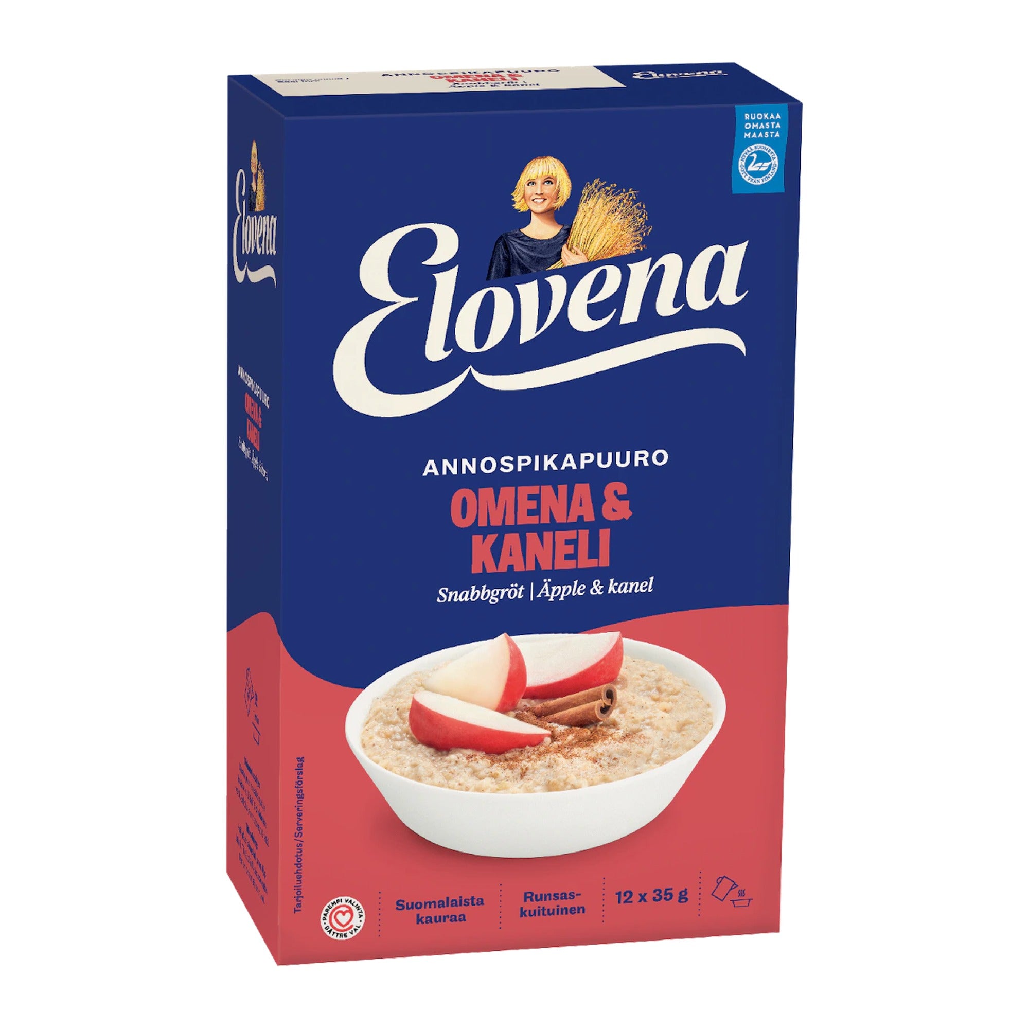 Elovena Apple-Cinnamon Porridge 420g – product photo