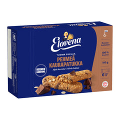 Elovena Dark Chocolate Soft Oat Biscuits 180g Box – product photo