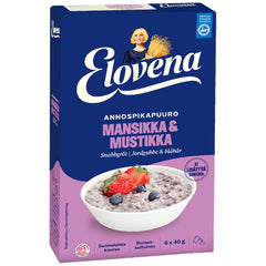 Elovena Strawberry-Blackberry Instant Porridge 240g – product photo