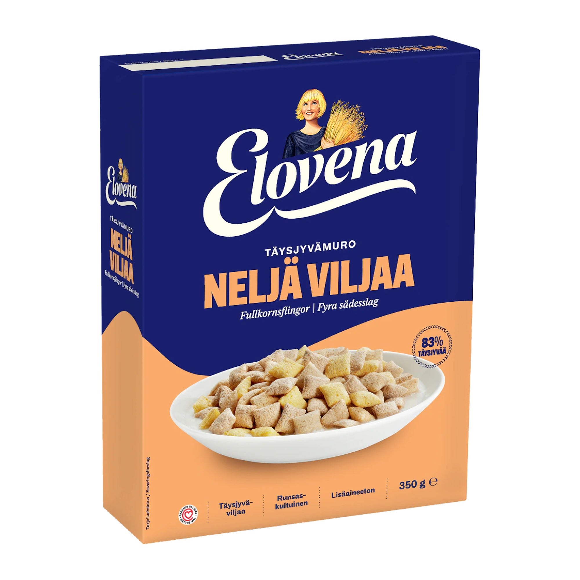 Elovena 4-Grain Whole Grain Cereal 350g – product photo