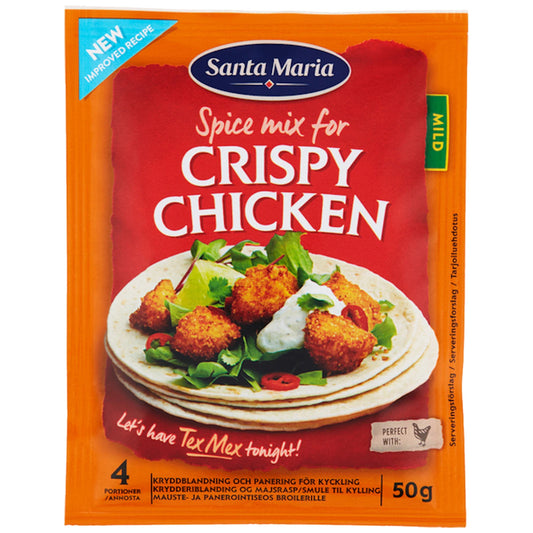 Santa Maria Crispy Chicken Spice Mix 50g – product photo