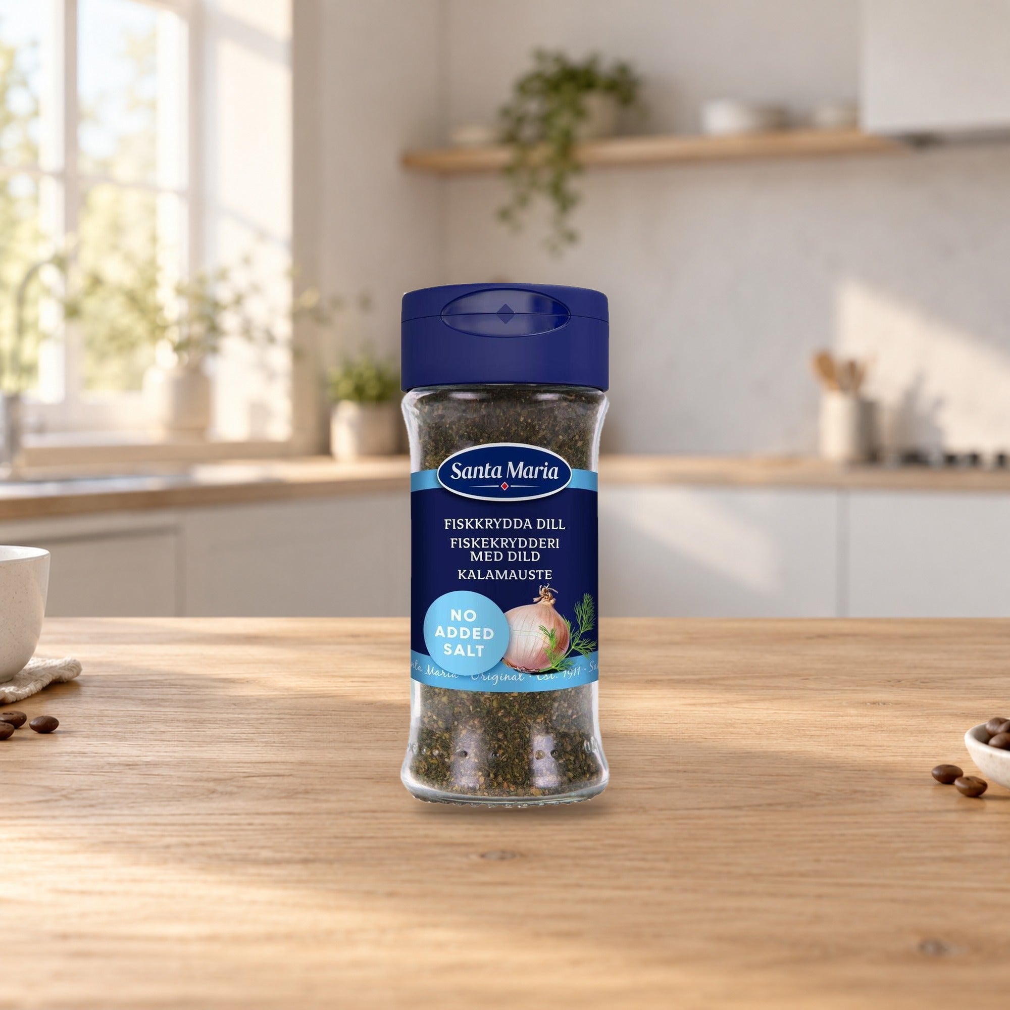 Santa Maria Fish Seasoning 23G – product photo on a table
