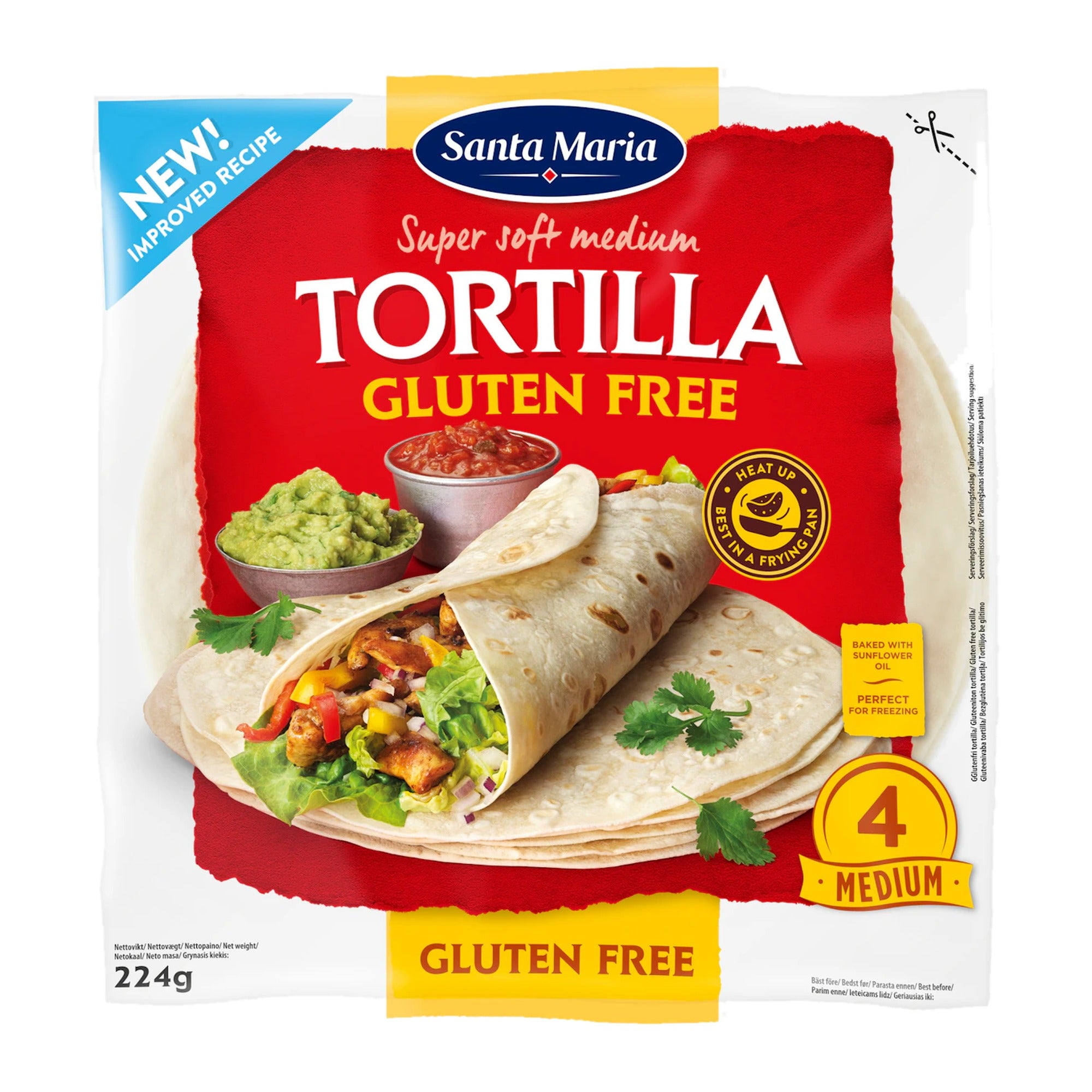 Santa Maria Gluten Free Tortilla 4 Pack – product photo