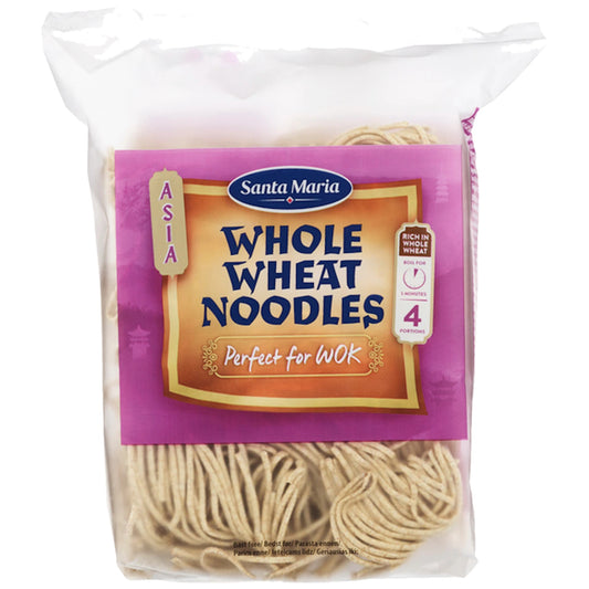 Santa Maria Whole Wheat Noodles 200g for Wok Dishes – product photo