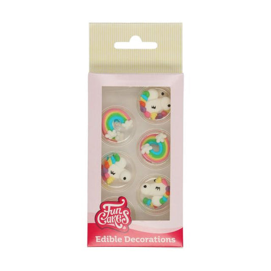 FunCakes Edible Decoration. Unicorns 12pcs - Soposopo