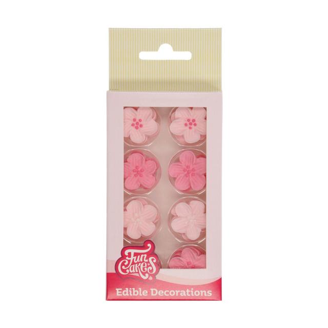 FunCakes Edible Decoration. Pink Flower Assortment - Soposopo